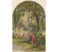 ZHAOSHAN Famous Poster Artworks Art Print Poster Illustration for Goldsmith's the Deserted Village by Alexander Lydon Animal Pictures for Home Decor 60x90cm