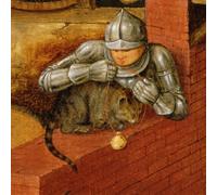 ZHAOSHAN Famous Poster Artworks Art Print Poster Knight Putting on a Cat Detail by Pieter Brueghel the Younger Animal Pictures for Home Decor 60x90cm