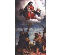 ZHAOSHAN Famous Poster Artworks Art Print Poster Lady and Child in Glory with St Andrew by Famous Artist Animal Pictures for Home Decor 60x90cm