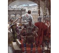 ZHAOSHAN Famous Poster Artworks Art Print Poster Pilate Washes His Hands by Jacques Animal Pictures for Home Decor 60x90cm