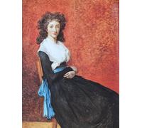 ZHAOSHAN Famous Poster Artworks Art Print Poster Portrait De Marie Louise Trudaine by Jacques Louis David Animal Pictures for Home Decor 60x90cm