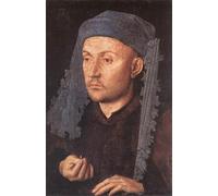 ZHAOSHAN Famous Poster Artworks Art Print Poster Portrait of a Goldsmith Jan van Eyck Animal Pictures for Home Decor 60x90cm