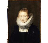 ZHAOSHAN Famous Poster Artworks Art Print Poster Portrait of a Lady-in-waiting to the Infanta Isabella by Peter Paul Rubens Animal Pictures for Home Decor 60x90cm