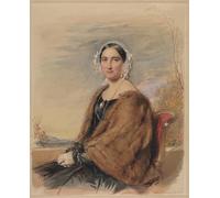 ZHAOSHAN Famous Poster Artworks Art Print Poster Portrait of a Woman by George Richmond Animal Pictures for Home Decor 60x90cm