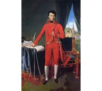 ZHAOSHAN Famous Poster Artworks Art Print Poster Portrait of Napoleon Bonaparte As First Consul by Jean Auguste Ingres Animal Pictures for Home Decor 60x90cm