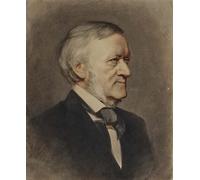 ZHAOSHAN Famous Poster Artworks Art Print Poster Portrait of the Composer by Karl Wilhelm Diefenbach Animal Pictures for Home Decor 60x90cm