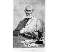 ZHAOSHAN Famous Poster Artworks Art Print Poster Portrait of the Russian Writer Ivan Turgeniev by Hermann Vogel Animal Pictures for Home Decor 60x90cm