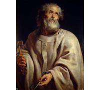 ZHAOSHAN Famous Poster Artworks Art Print Poster Saint Peter by Peter Paul Rubens Animal Pictures for Home Decor 60x90cm