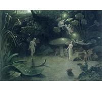 ZHAOSHAN Famous Poster Artworks Art Print Poster Scene From a Midsummer Night's Dream by Danby Animal Pictures for Home Decor 60x90cm