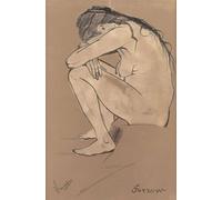 ZHAOSHAN Famous Poster Artworks Art Print Poster Sorrow by Vincent Van Gogh Animal Pictures for Home Decor 60x90cm
