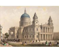 ZHAOSHAN Famous Poster Artworks Art Print Poster St Paul's Cathedral From the North West by Hosmer Shepherd Animal Pictures for Home Decor 60x90cm
