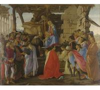 ZHAOSHAN Famous Poster Artworks Art Print Poster The adoration of the magi by Sandro Botticelli Animal Pictures for Home Decor 60x90cm