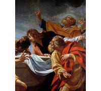 ZHAOSHAN Famous Poster Artworks Art Print Poster the Apotres At the Tomb of the Virgin Detail of a Painting by Simon Vouet Animal Pictures for Home Decor 60x90cm