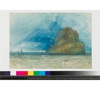 ZHAOSHAN Famous Poster Artworks Art Print Poster the Bass Rock Scotland by Sell Cotman Animal Pictures for Home Decor 60x90cm