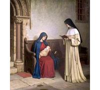 ZHAOSHAN Famous Poster Artworks Art Print Poster the Blessing by Edmund Blair Leighton Animal Pictures for Home Decor 60x90cm