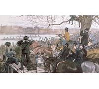 ZHAOSHAN Famous Poster Artworks Art Print Poster the Boat Race by William Crimea Simpson Animal Pictures for Home Decor 60x90cm