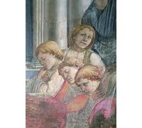 ZHAOSHAN Famous Poster Artworks Art Print Poster the Celebration of the Relics of St Stephen Detail of Choristers by Fra Filippo Lippi Animal Pictures for Home Decor 60x90cm