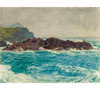 ZHAOSHAN Famous Poster Artworks Art Print Poster the Cornish by William Holman Hunt Animal Pictures for Home Decor 60x90cm