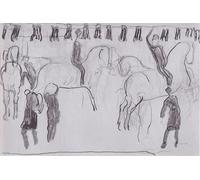 ZHAOSHAN Famous Poster Artworks Art Print Poster the German Students in the War by Ferdinand Hodler Animal Pictures for Home Decor 60x90cm