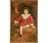 ZHAOSHAN Famous Poster Artworks Art Print Poster the Honorable John Neville Manners by John Everett Millais Animal Pictures for Home Decor 60x90cm
