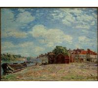 ZHAOSHAN Famous Poster Artworks Art Print Poster the Loing At Saint Mammès by Alfred Sisle Animal Pictures for Home Decor 60x90cm