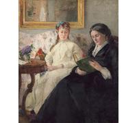 ZHAOSHAN Famous Poster Artworks Art Print Poster the Mother and Sister of the Artist by Berthe Morisot Animal Pictures for Home Decor 60x90cm