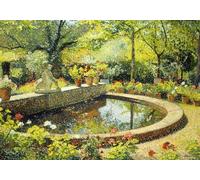 ZHAOSHAN Famous Poster Artworks Art Print Poster the Pond At Marquayrol by Henri Animal Pictures for Home Decor 60x90cm