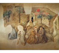 ZHAOSHAN Famous Poster Artworks Art Print Poster the Reform of the Carmelite Rule by Fra Filippo Lippi Animal Pictures for Home Decor 60x90cm