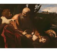 ZHAOSHAN Famous Poster Artworks Art Print Poster the Sacrifice of Isaac by Merisi Caravaggio Animal Pictures for Home Decor 60x90cm