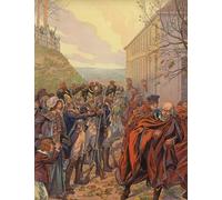 ZHAOSHAN Famous Poster Artworks Art Print Poster the Saint-cloud Orangery by Jacques Marie Gaston Onfray De Breville Animal Pictures for Home Decor 60x90cm