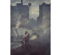ZHAOSHAN Famous Poster Artworks Art Print Poster the Towpath by Christopher Richard Wynne Nevinson Animal Pictures for Home Decor 60x90cm