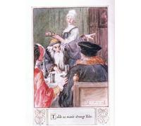 ZHAOSHAN Famous Poster Artworks Art Print Poster Told Us Manie Strange Tales by Charles Edmund Brock Animal Pictures for Home Decor 60x90cm