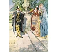 ZHAOSHAN Famous Poster Artworks Art Print Poster Twelfth Night by Charles Edmund Brock Animal Pictures for Home Decor 60x90cm