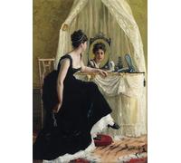 ZHAOSHAN Famous Poster Artworks Art Print Poster Vanity by Gustave Leonhard De Jonghe Animal Pictures for Home Decor 60x90cm