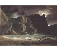 ZHAOSHAN Famous Poster Artworks Art Print Poster View of a Lake in Norway by Danby Animal Pictures for Home Decor 60x90cm