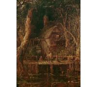 ZHAOSHAN Famous Poster Artworks Art Print Poster Watermill by John Constable Animal Pictures for Home Decor 60x90cm