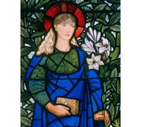 ZHAOSHAN Famous Poster Artworks Art Print Poster Whitelands College Morris Edward Burne jones Mary by Edward Burne Jones Animal Pictures for Home Decor 60x90cm
