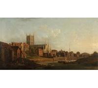 ZHAOSHAN Famous Poster Artworks Art Print Poster Worcester From the Severn by William Marlow Animal Pictures for Home Decor 60x90cm