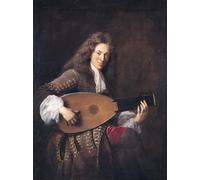 ZHAOSHAN Vintage Pictures Printed Graffiti Print Charles Mouton by Jean François De Troy Portrait Canvas Image for Home Decor 60x90cm