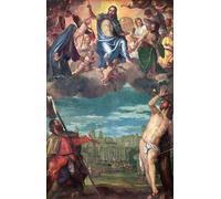 ZHAOSHAN Vintage Pictures Printed Graffiti Print Christ Arresting the Plague with the Prayers of the Virgin by Paolo Veronese Portrait Canvas Image for Home Decor 60x90cm