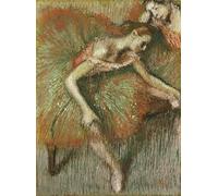 ZHAOSHAN Vintage Pictures Printed Graffiti Print Dancers by Edgar Degas Portrait Canvas Image for Home Decor 60x90cm
