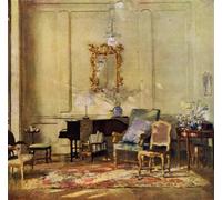 ZHAOSHAN Vintage Pictures Printed Graffiti Print Drawing Room of Sir Guthrie by William Adam Portrait Canvas Image for Home Decor 60x90cm