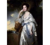 ZHAOSHAN Vintage Pictures Printed Graffiti Print Elizabeth Lady Blunt by George Romney Portrait Canvas Image for Home Decor 60x90cm