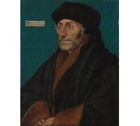 ZHAOSHAN Vintage Pictures Printed Graffiti Print Erasmus of Rotterdam by Hans Holbein the Younger Portrait Canvas Image for Home Decor 60x90cm