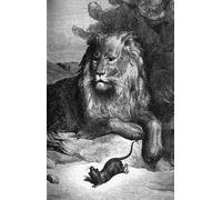 ZHAOSHAN Vintage Pictures Printed Graffiti Print Fable of La Fontaine by Gustave Dore Portrait Canvas Image for Home Decor 60x90cm