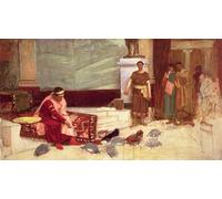 ZHAOSHAN Vintage Pictures Printed Graffiti Print Hylas and the Nymphs by John William Waterhouse Portrait Canvas Image for Home Decor 60x90cm
