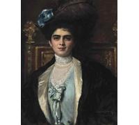 ZHAOSHAN Vintage Pictures Printed Graffiti Print Madame Lafourcade Ne′e Cortira A` La Havane by Carolus-duran Portrait Canvas Image for Home Decor 60x90cm