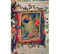 ZHAOSHAN Vintage Pictures Printed Graffiti Print Ms F.v Historiated Initial Depicting the Conversion of St Paul by Fra Angelico Portrait Canvas Image for Home Decor 60x90cm