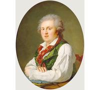 ZHAOSHAN Vintage Pictures Printed Graffiti Print Portrait of Laurent-nicolas De Joubert by Francois-xavier Fabre Portrait Canvas Image for Home Decor 60x90cm