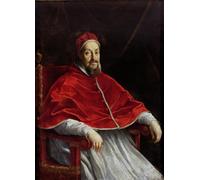 ZHAOSHAN Vintage Pictures Printed Graffiti Print Portrait of Pope Gregory Xv by Vintage Painting Portrait Canvas Image for Home Decor 60x90cm